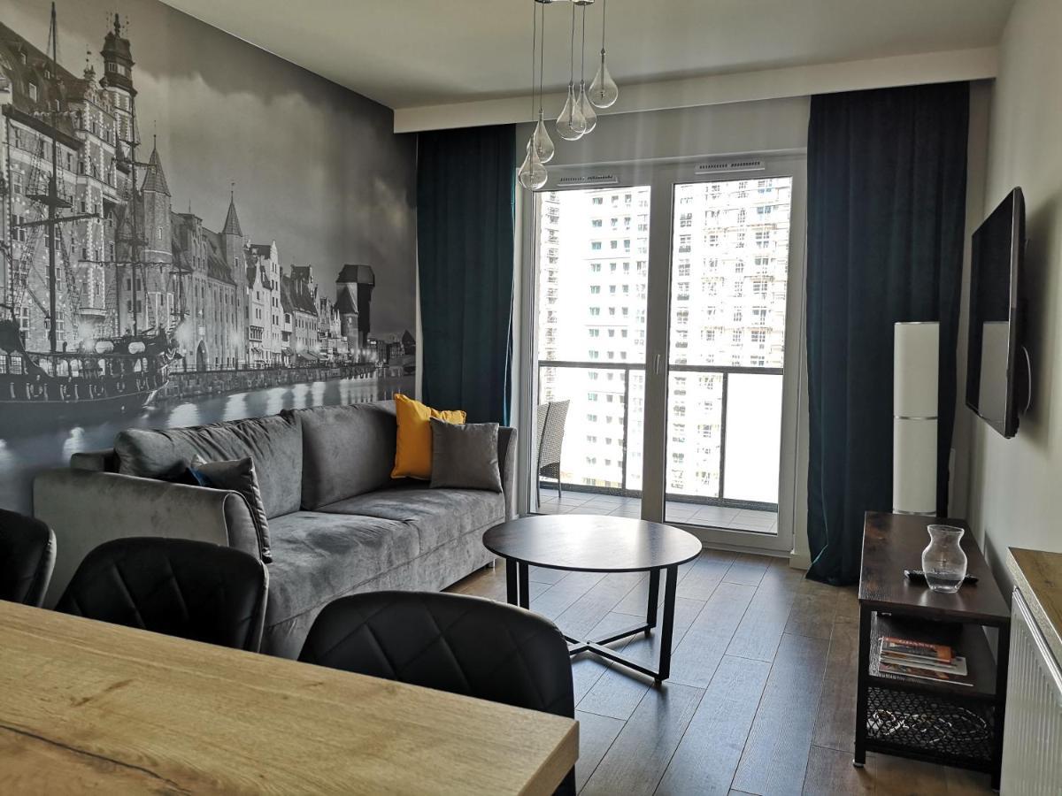 Apartamenty 48 Letnica Gdańsk Kültér fotó