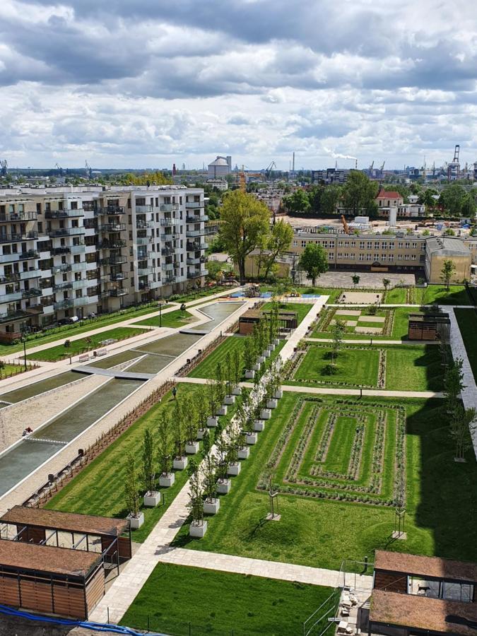 Apartamenty 48 Letnica Gdańsk Kültér fotó